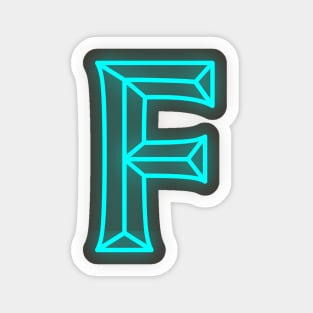 Letter F Letter Art Sticker